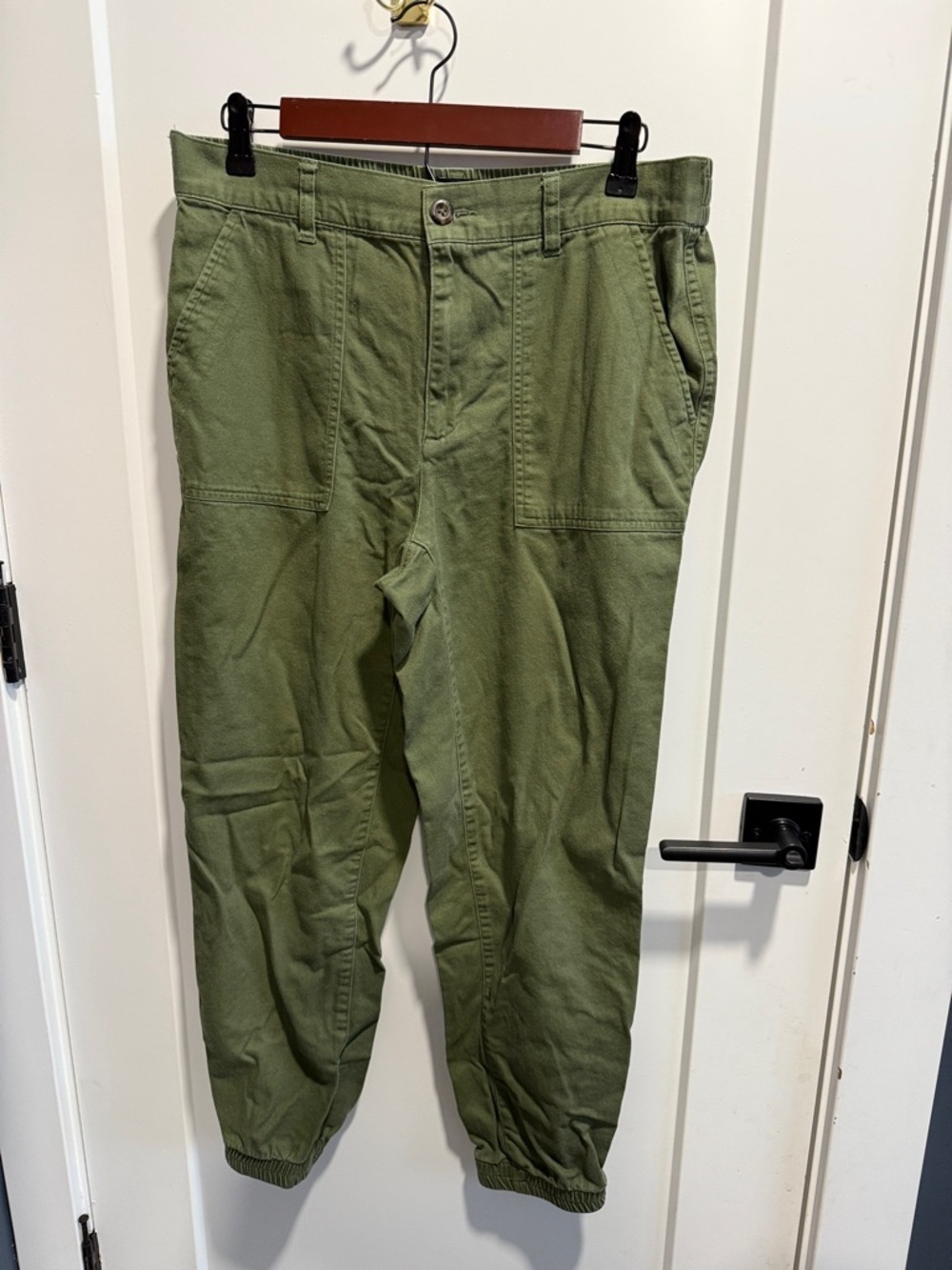 GAP Olive Green Chino Jogger Pants Size Medium